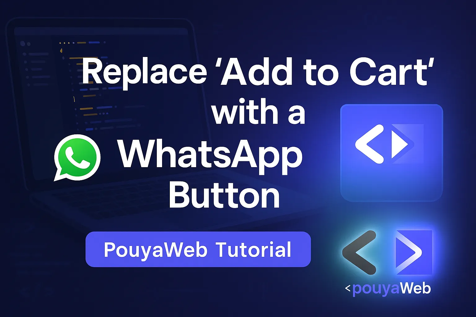 Professional web development workflow and creative coding process showcased by PouyaWeb on a modern responsive website interface